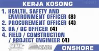 Kerja Onshore Kosong